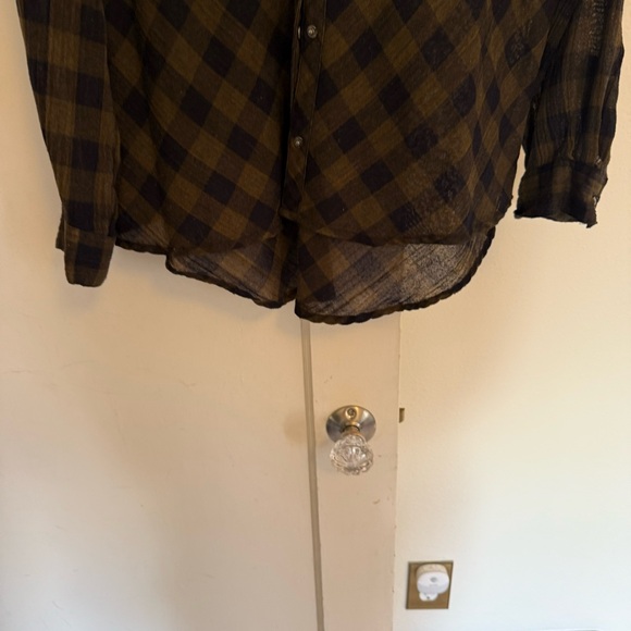 Free People Flannel Shirt - Picture 3 of 3